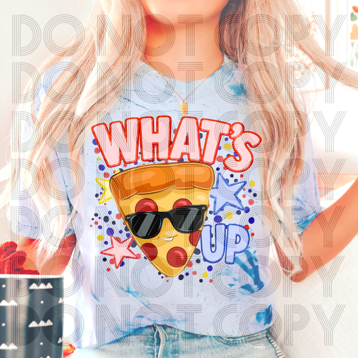 What's up pizza (Renewed) DTF Transfer