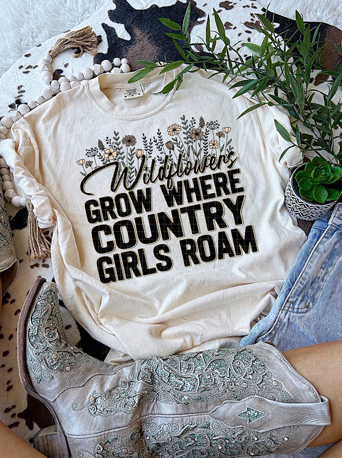Grow where country girls roam (DD) DTF Transfer