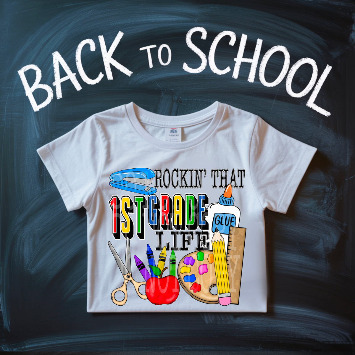 Rockin' that 1st grade life (DD) 106943 DTF transfer