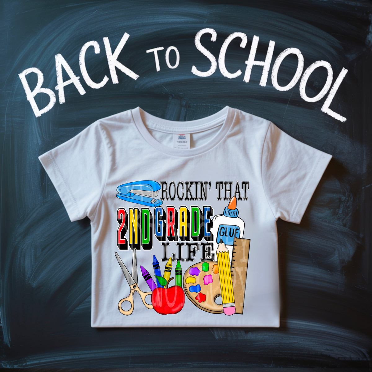 Rockin' that 2nd grade life (DD) 106946 DTF transfer