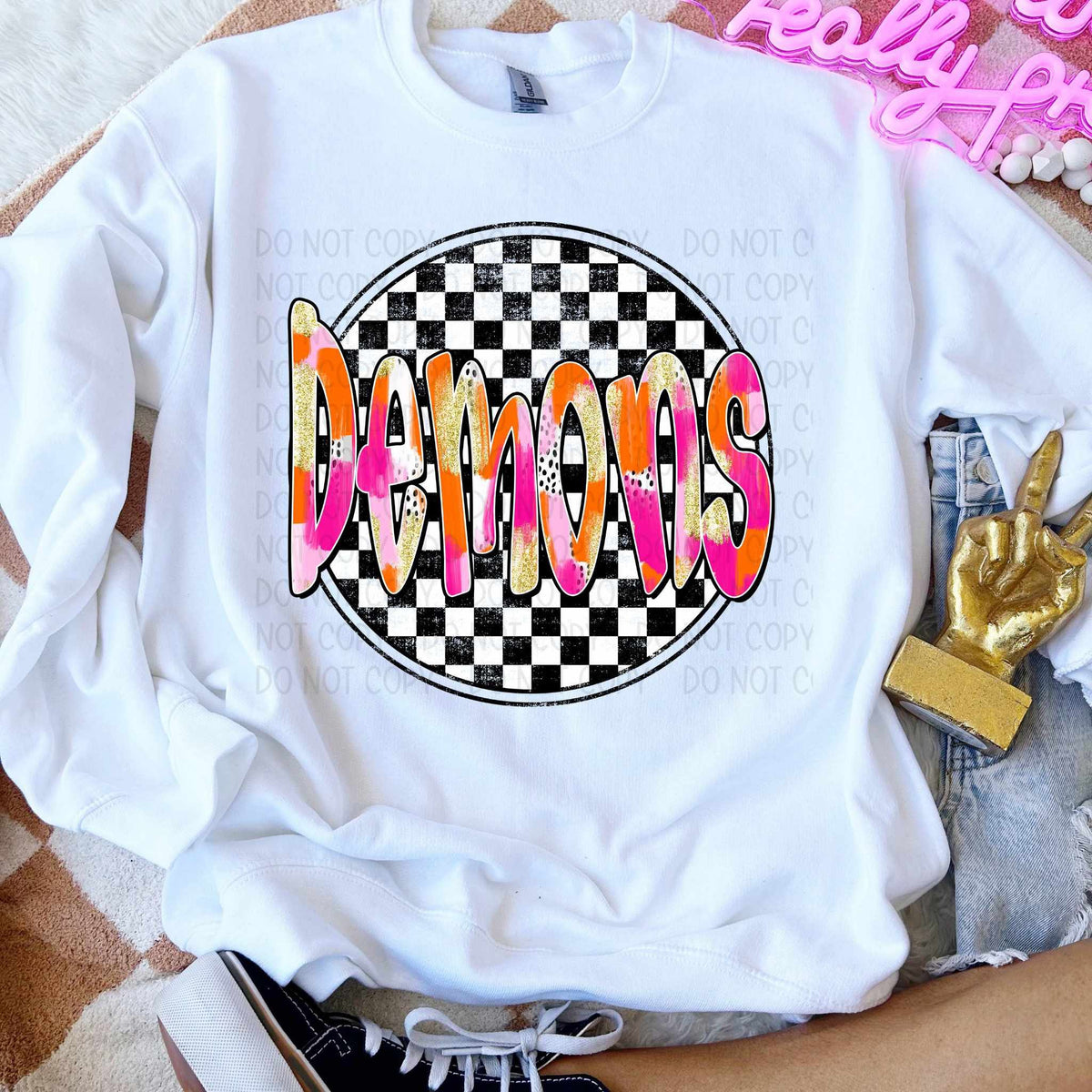 Demons  (SWD) 83128 DTF Transfer