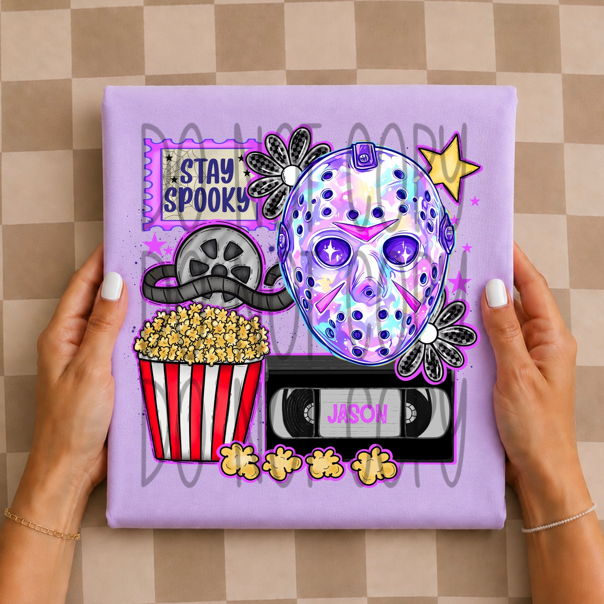 Jason popcorn collage (TDC) DTF Transfer