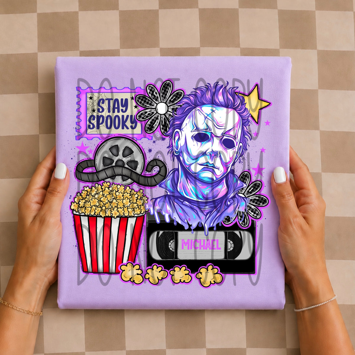 Mike popcorn collage (TDC) DTF Transfer