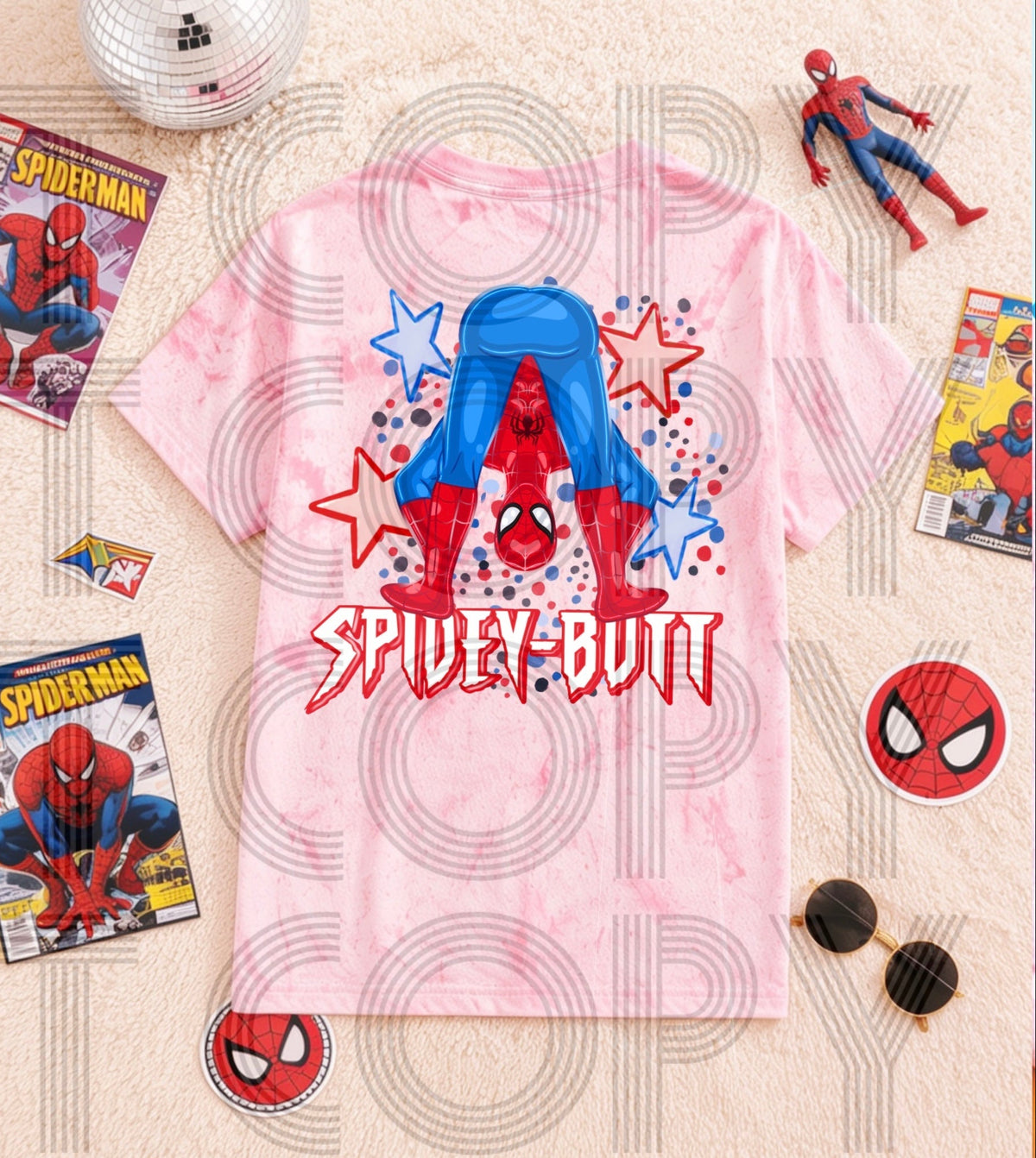 Spidey butt (Renewed) DTF Transfer