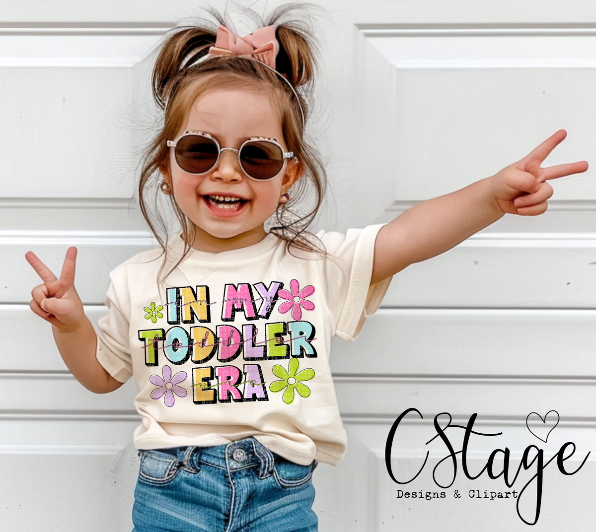 In my Toddler era COLORFUL (Cstage) 105090 DTF transfer