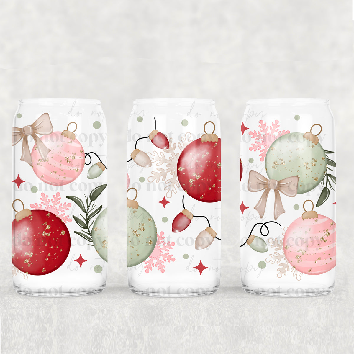 3968 ornaments (CSC) UV DTF WRAP