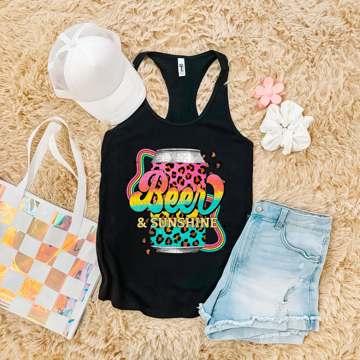 Beer & Sunshine leopard can (SCG) 105016 DTF transfer