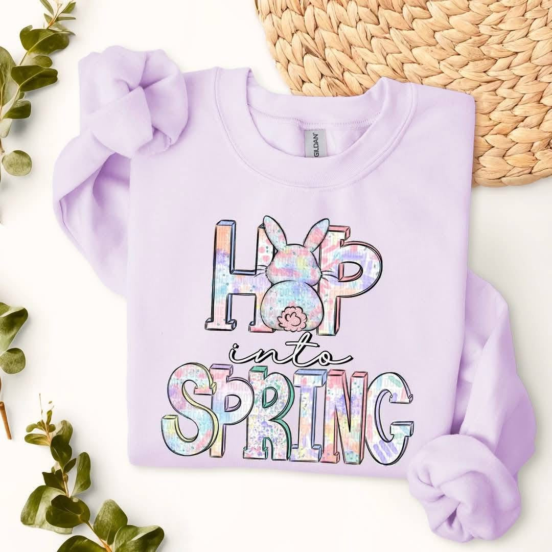 Hop Into Spring (SDD) 83292  DTF Transfer