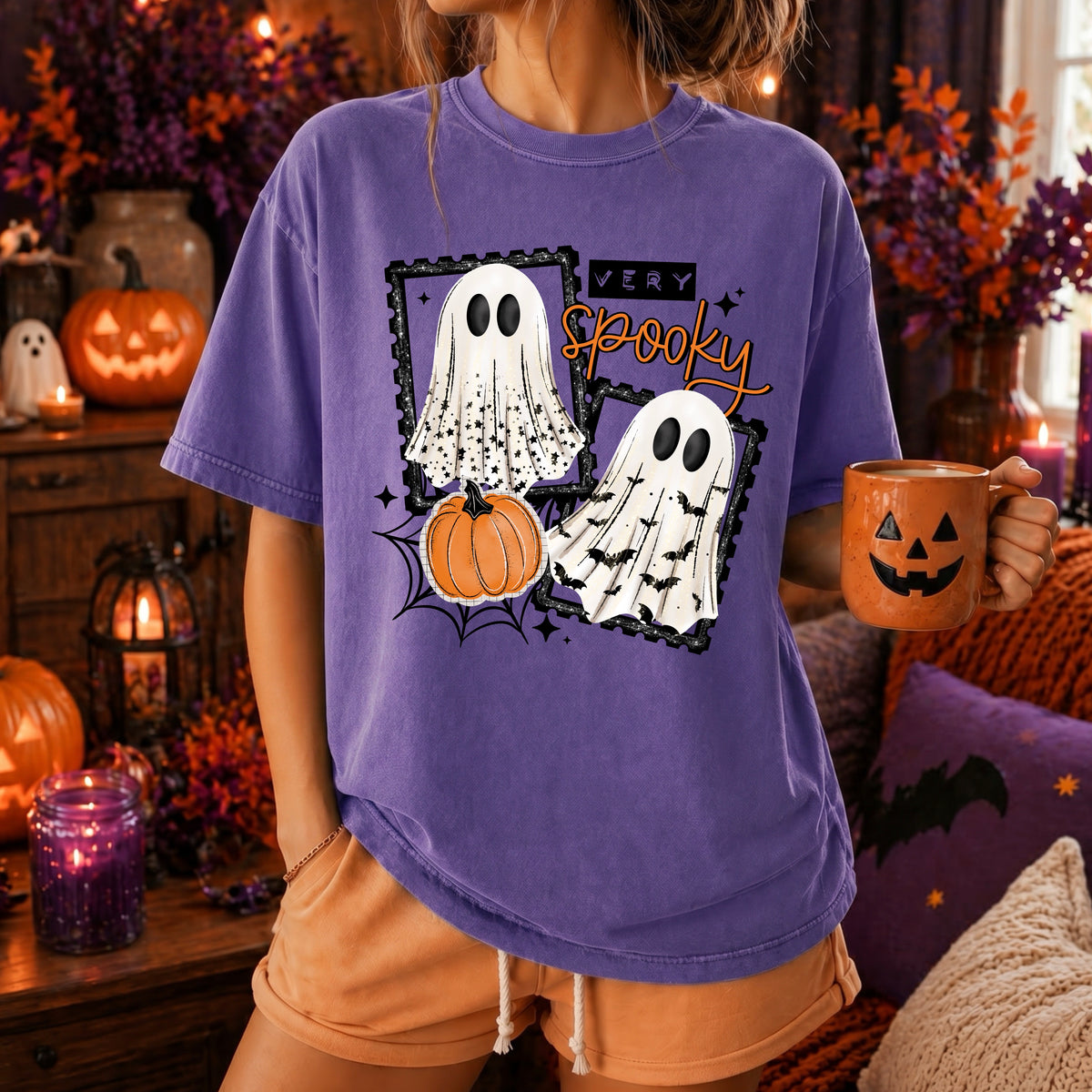 Very spooky ghost frames (CSC) DTF Transfer