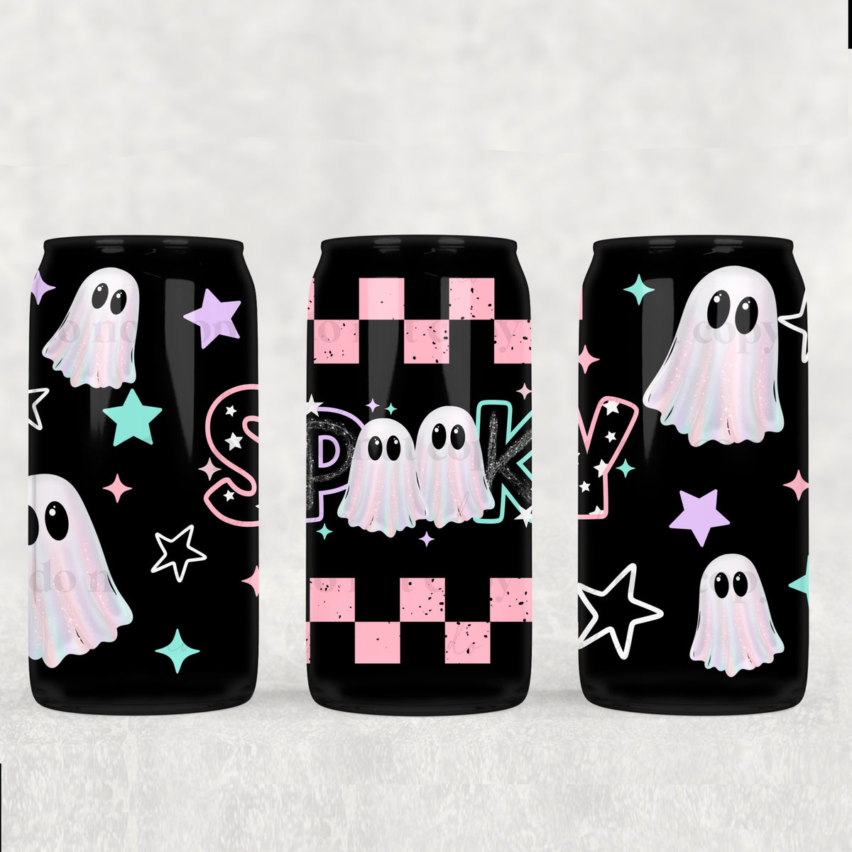 4083 spooky ghosts (CSC) UV DTF WRAP