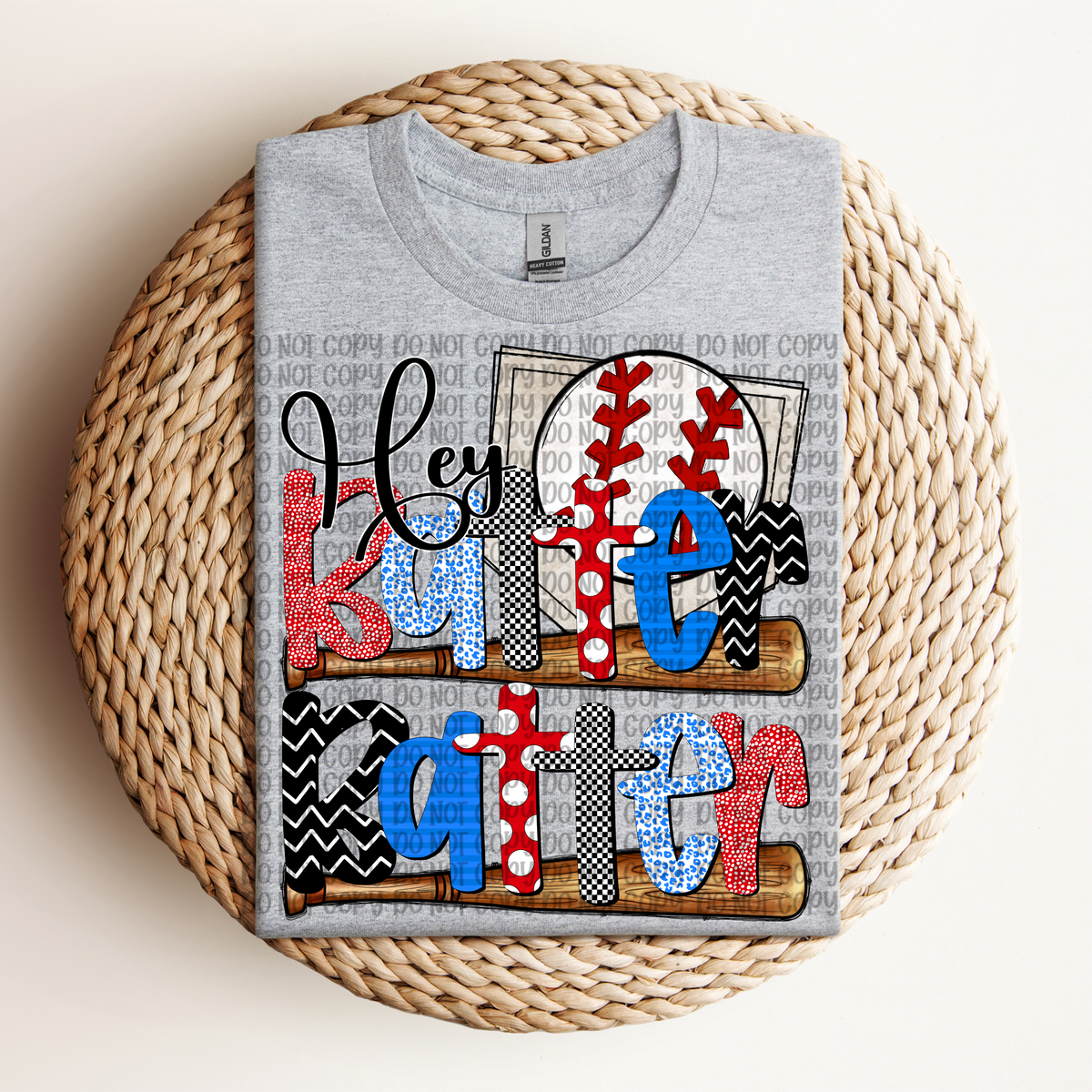 Hey Batter Batter Baseball (VP) 102862 DTF transfer