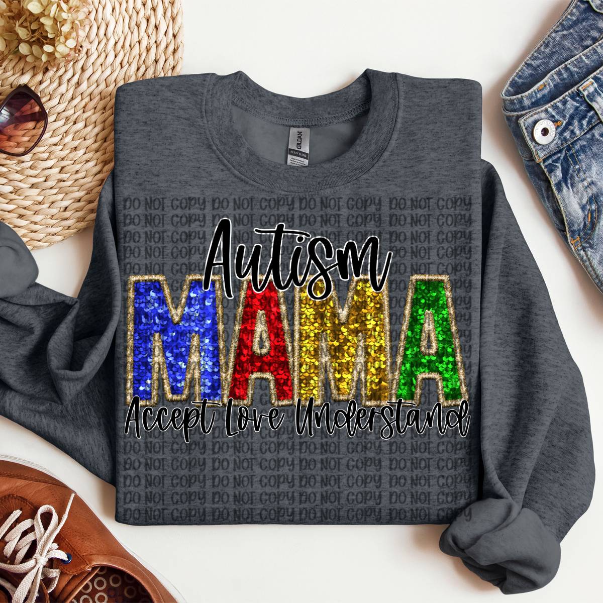 Autism Mama Accept Love Understand (VP) 102916 DTF transfer