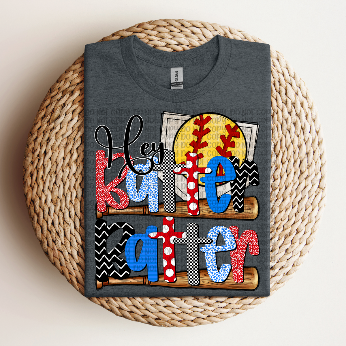 Hey Batter Batter Softball (VP) 102861 DTF transfer