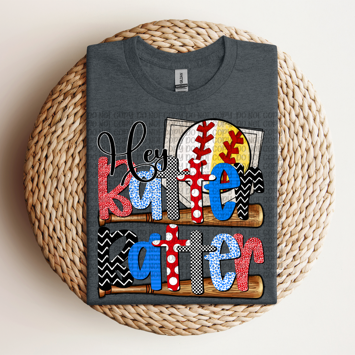 Hey Batter Batter Softball and Baseball (VP) 102860 DTF transfer