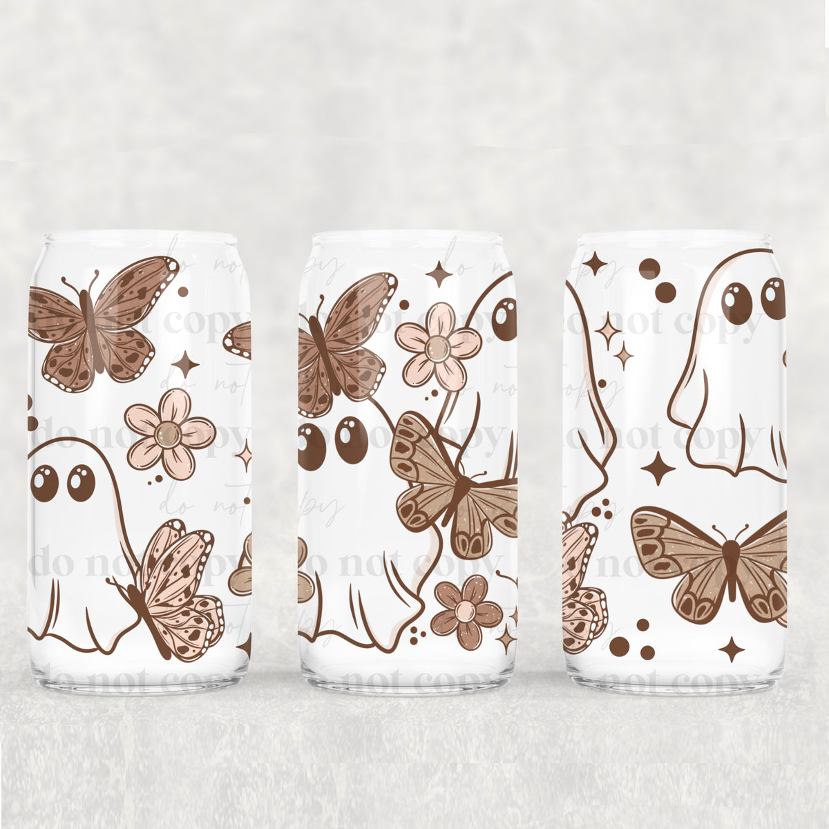 4120 ghost brown butterflies (CSC) UV DTF WRAP