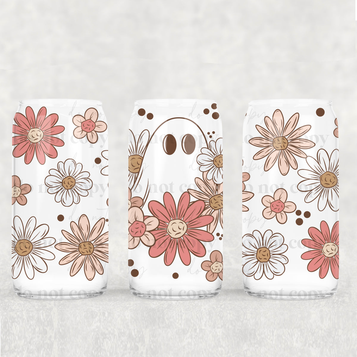 4121 ghost flowers (CSC) UV DTF WRAP