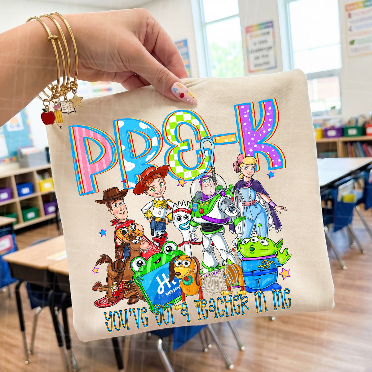 Pre-K you've got a teacher in me (Virgo) DTF Transfer