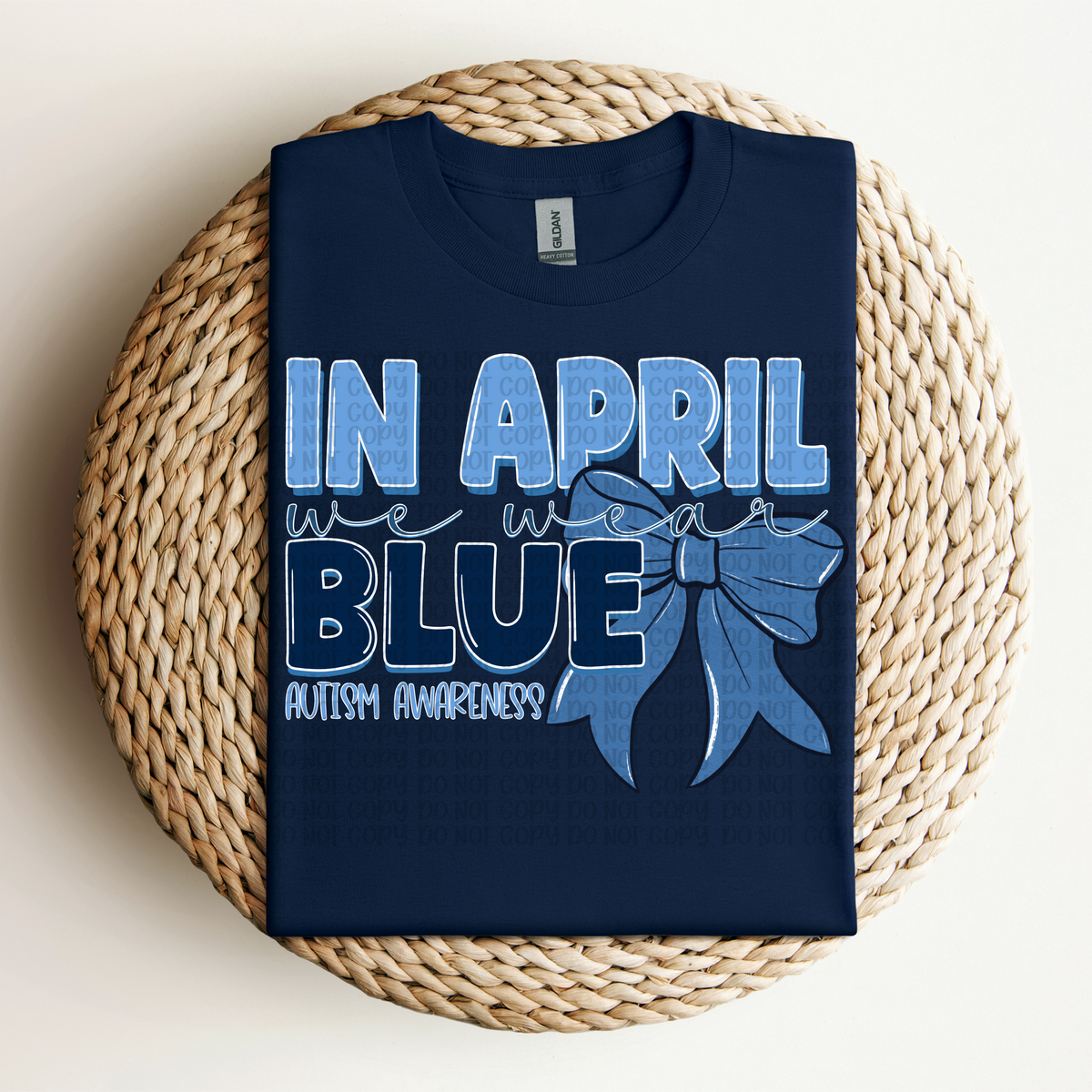 In April we wear blue for autism (VP) 102924 DTF transfer