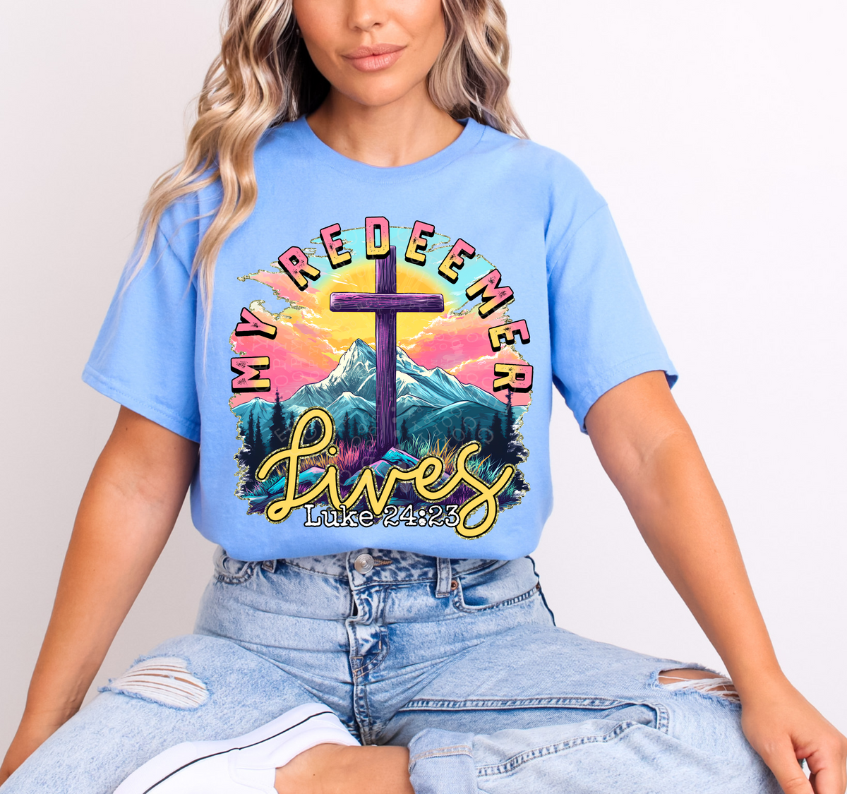 My redeemer lives 96906 DTF transfer