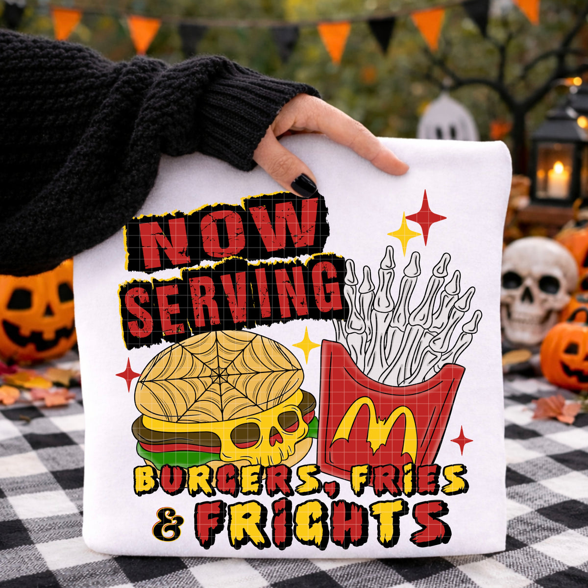 Burgers, fries & frights (DD) DTF Transfer