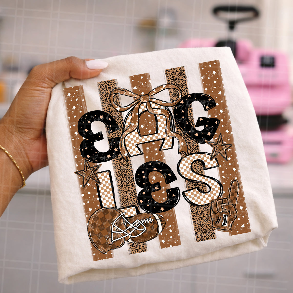 Eagles brown stripes (Virgo) DTF Transfer