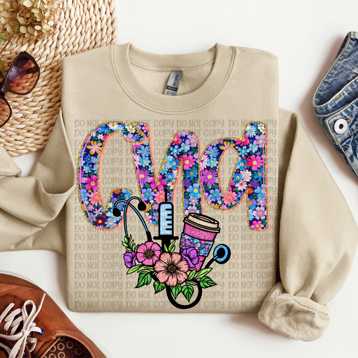 CNA Floral (VP) 102953 DTF transfer