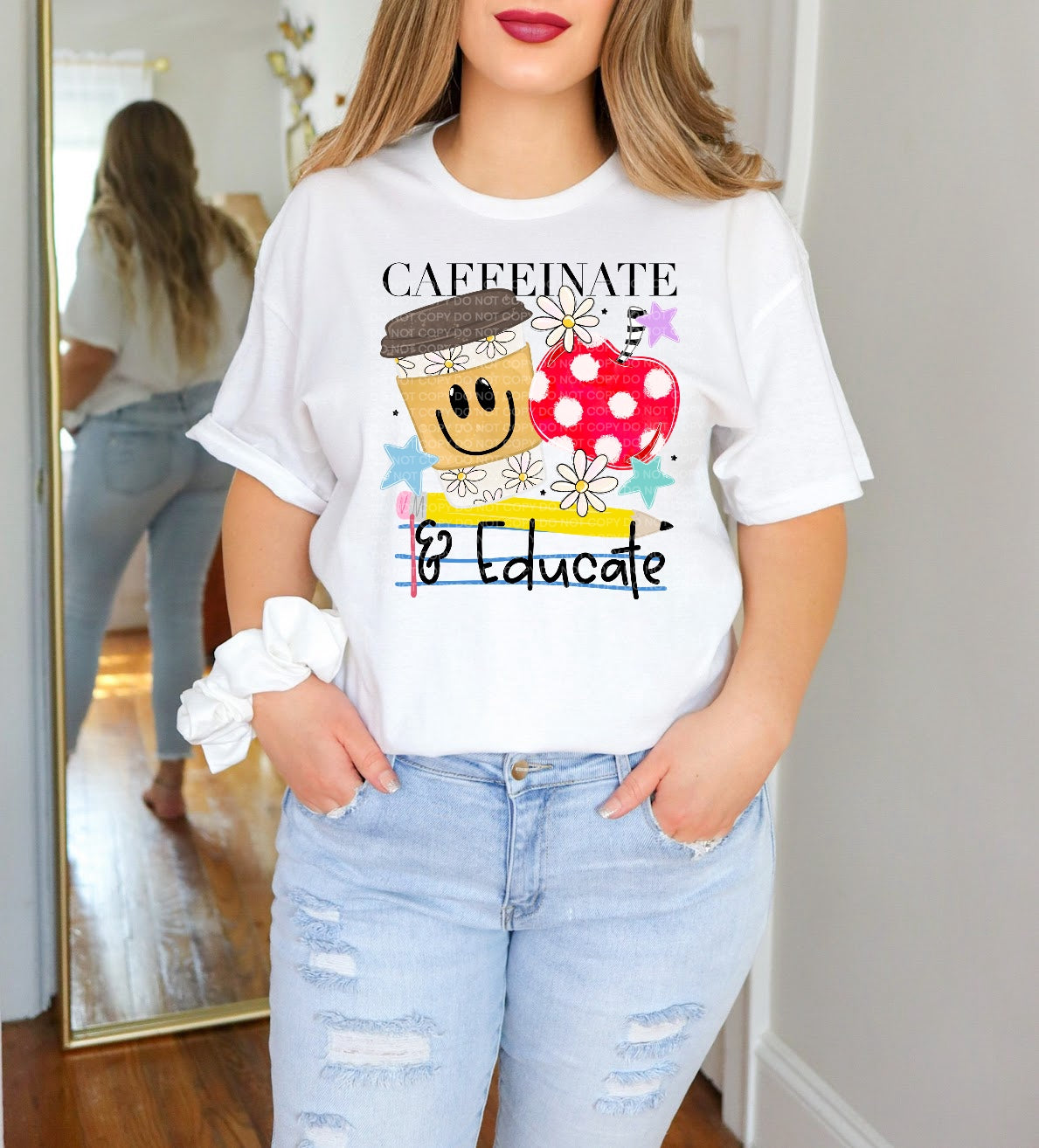 Caffeinate & educate (SCG) DTF Transfer