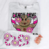 Candy cane gingerbread SLEEVE NOT INCLUDED 10229 DTF TRANSFER