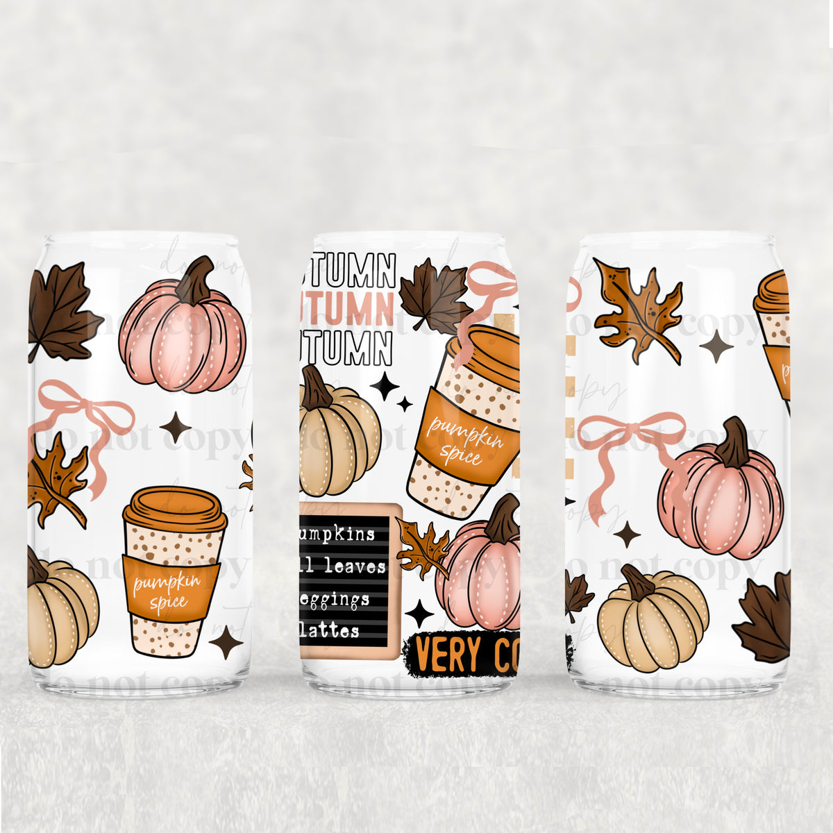 4305 autumn stacked with fall list (CSC) UV DTF WRAP