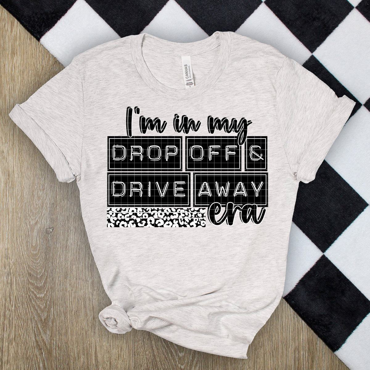 In my drop off and drive away era WHITE (DD) DTF Transfer