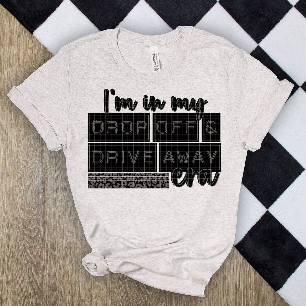 In my drop off and drive away era BLACK (DD) DTF Transfer