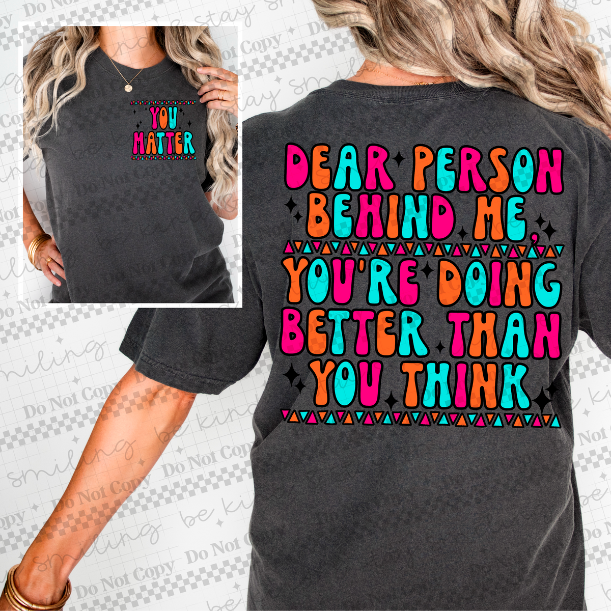 You Matter (FRONT) (Two Peas) DTF Transfer