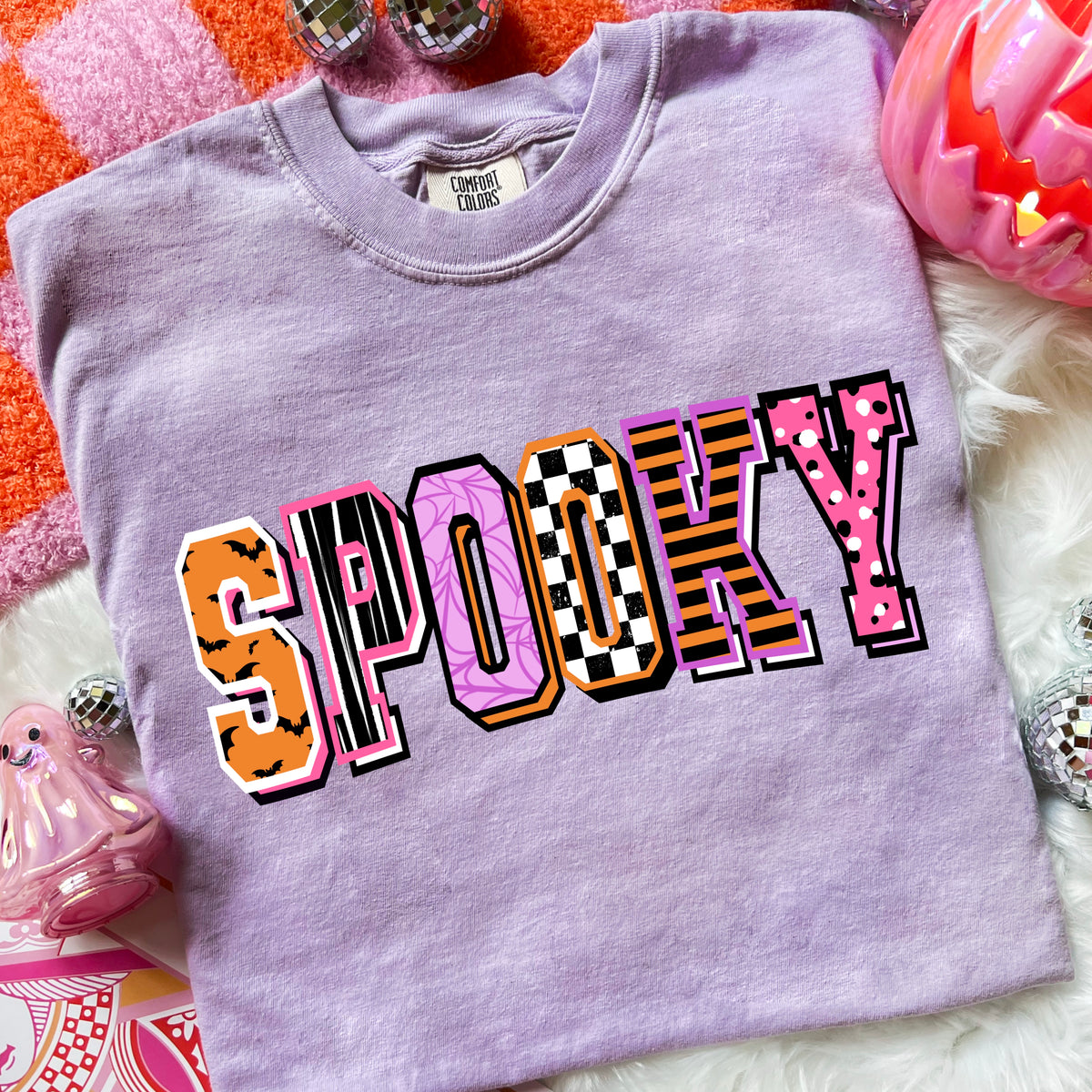Spooky Halloween font (CSC) DTF Transfer