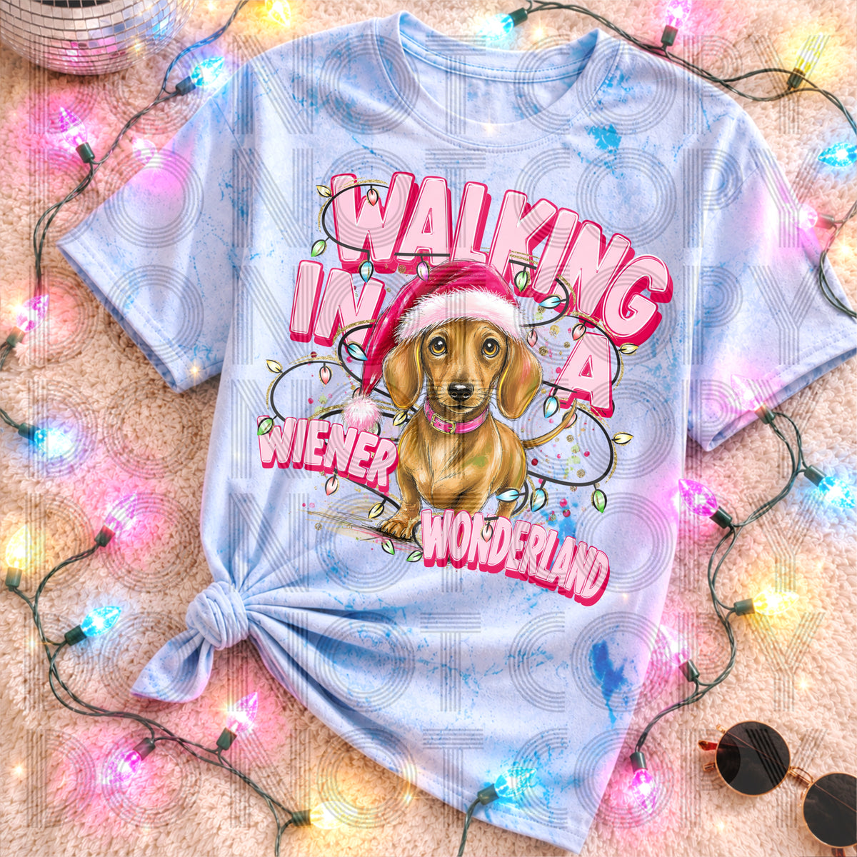Walking in a wiener wonderland (Renewed) DTF Transfer