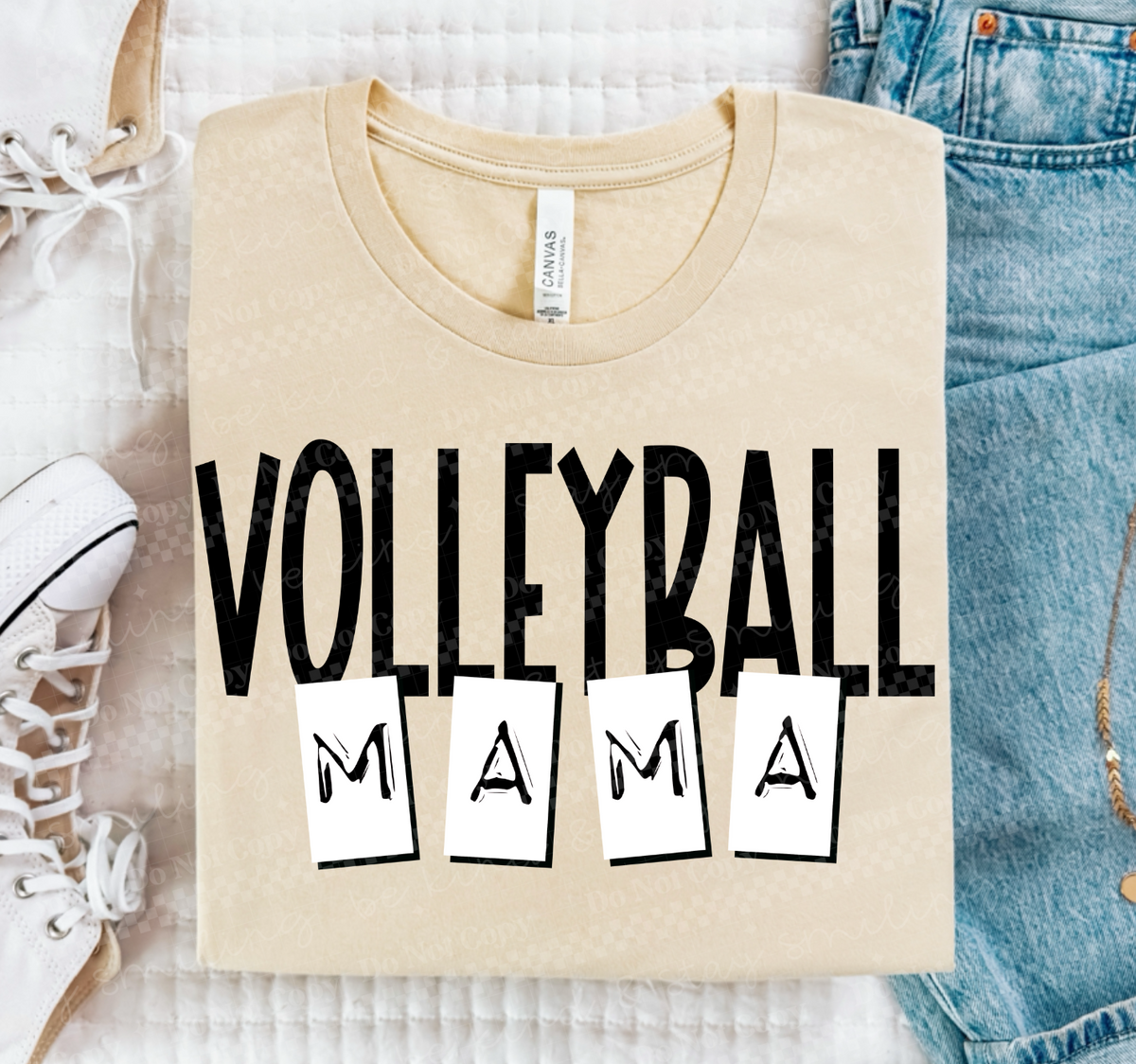 Volleyball mama blocks (CMLD) DTF Transfer