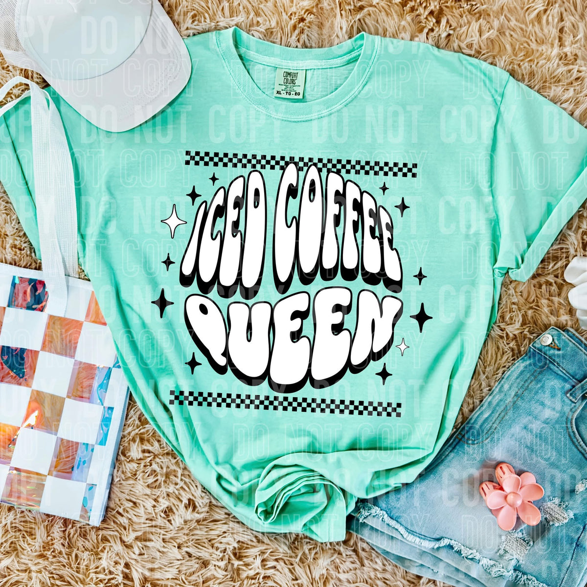 Iced Coffee Queen  (SBB) 83343  DTF Transfer