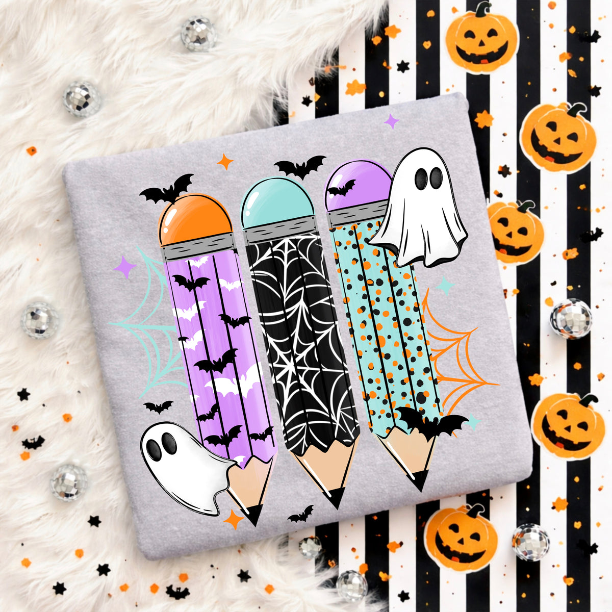 Halloween pencils (CSC) DTF Transfer