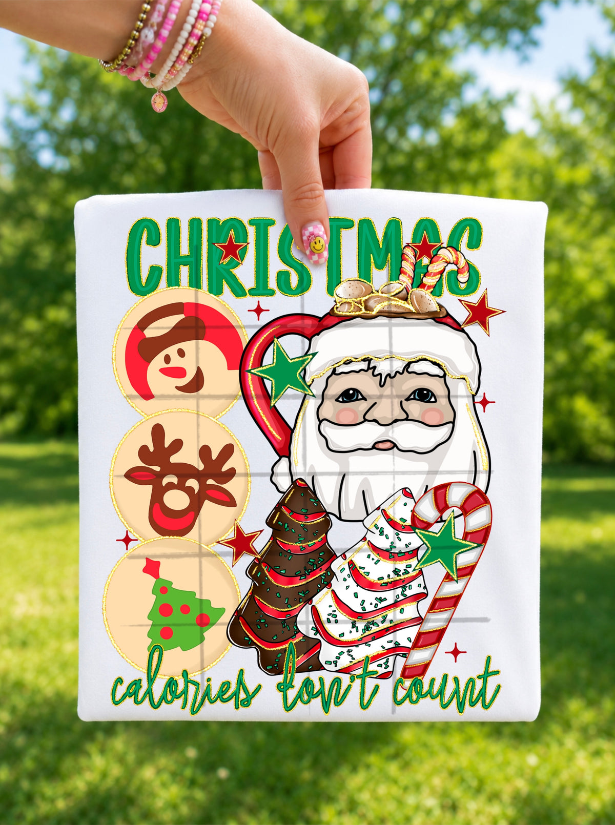 Christmas calories don't count (TDC) DTF Transfer