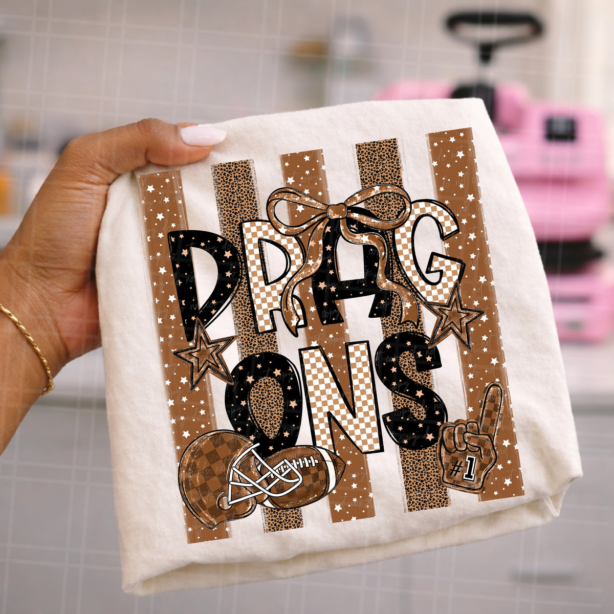Dragons football stripes (Virgo) DTF Transfer