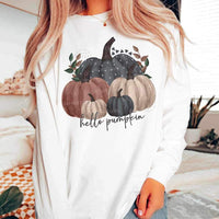 Hello pumpkin (pastel pumpkins, 5) 10294 DTF TRANSFER