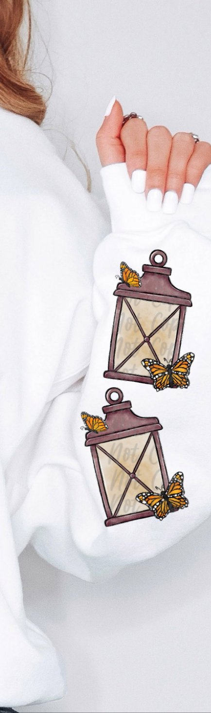 Lantern butterfly sleeve (VIRGO) 34730 DTF transfer