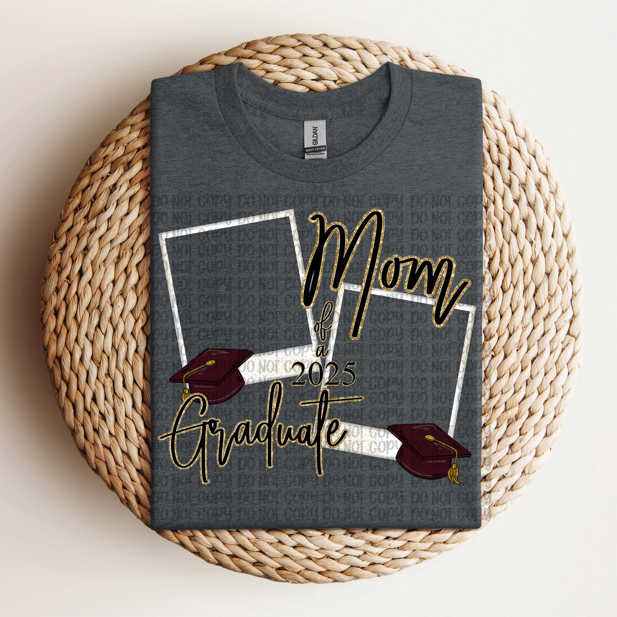 Mom of a 2025 graduate MAROON (VP) 102874 DTF transfer