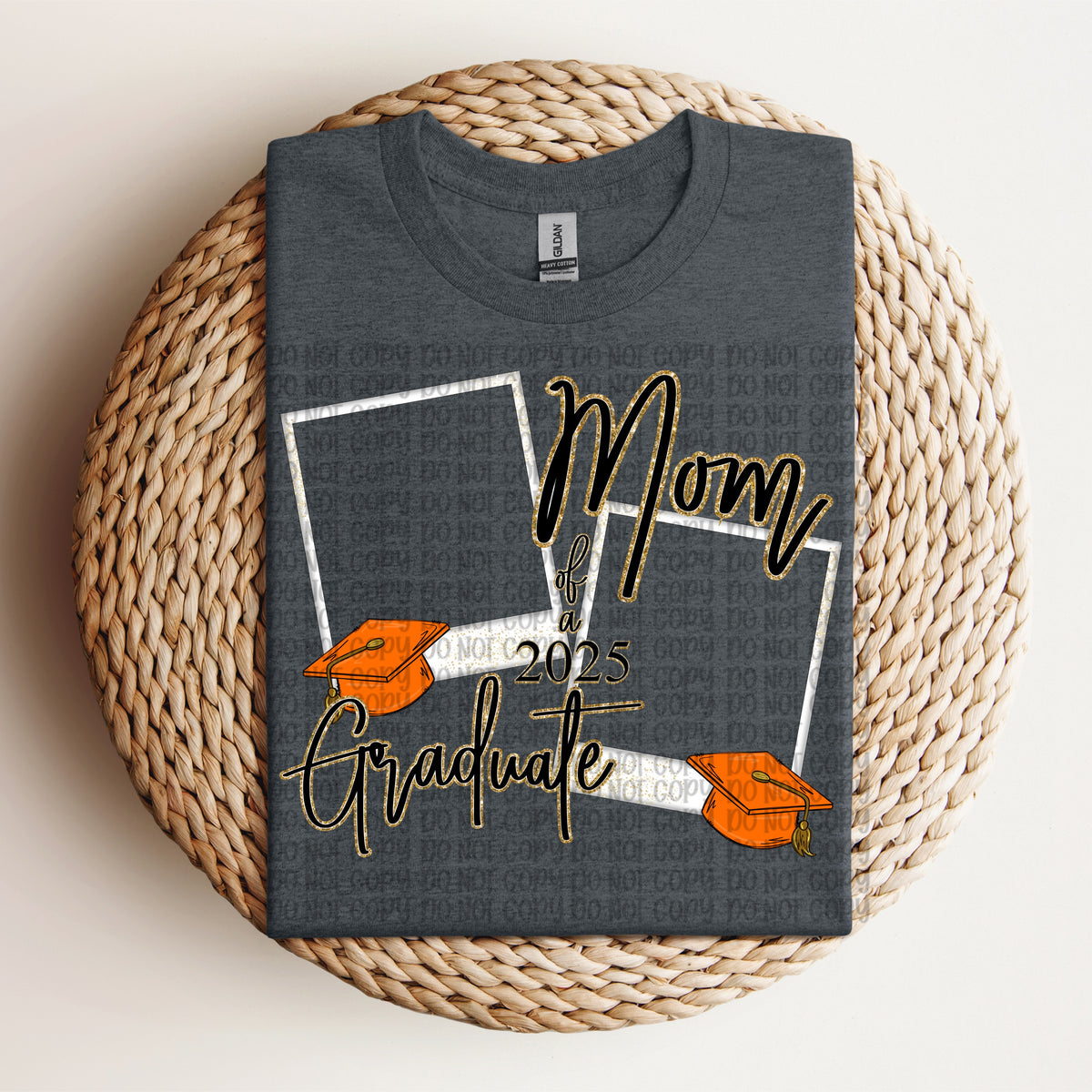 Mom of a 2025 graduate ORANGE (VP) 102877 DTF transfer