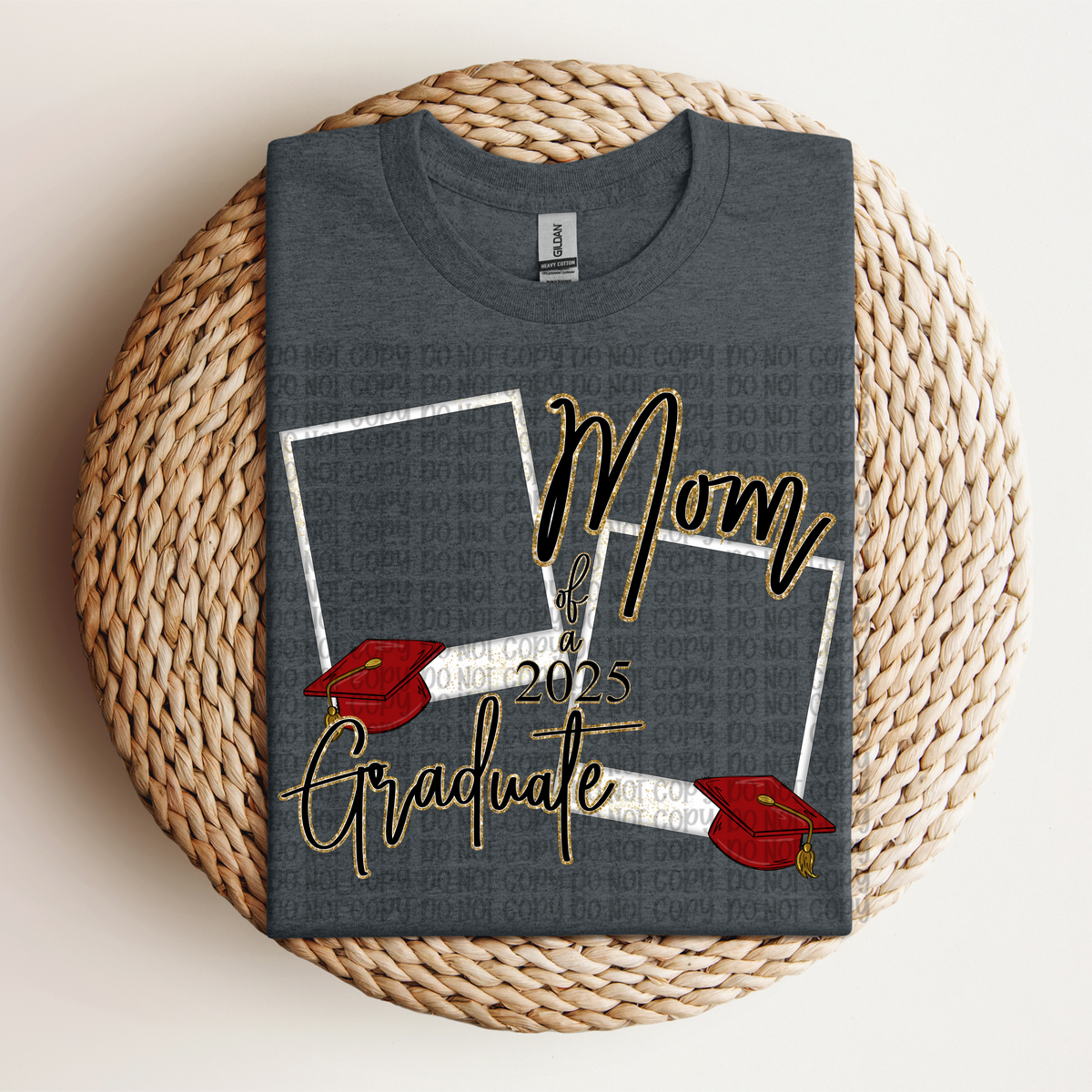 Mom of a 2025 graduate RED (VP) 102879 DTF transfer