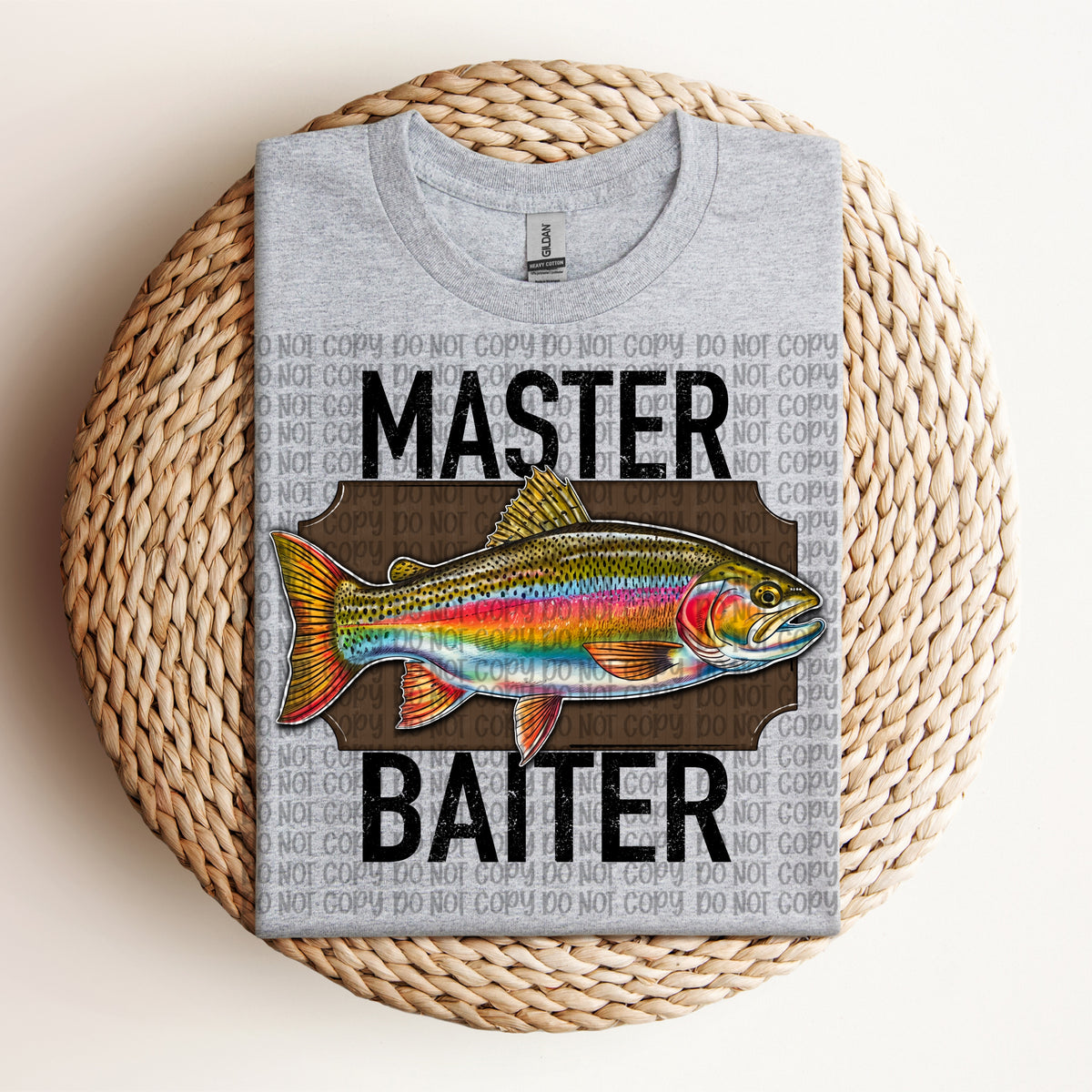 Master Baiter Mounted Fish (VP) 102982 DTF transfer