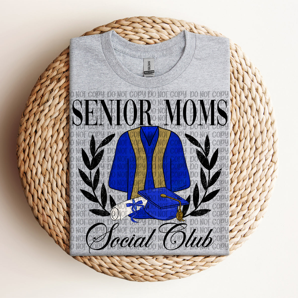 Senior Mom's Social Club BLUE (VP) 102884 DTF transfer