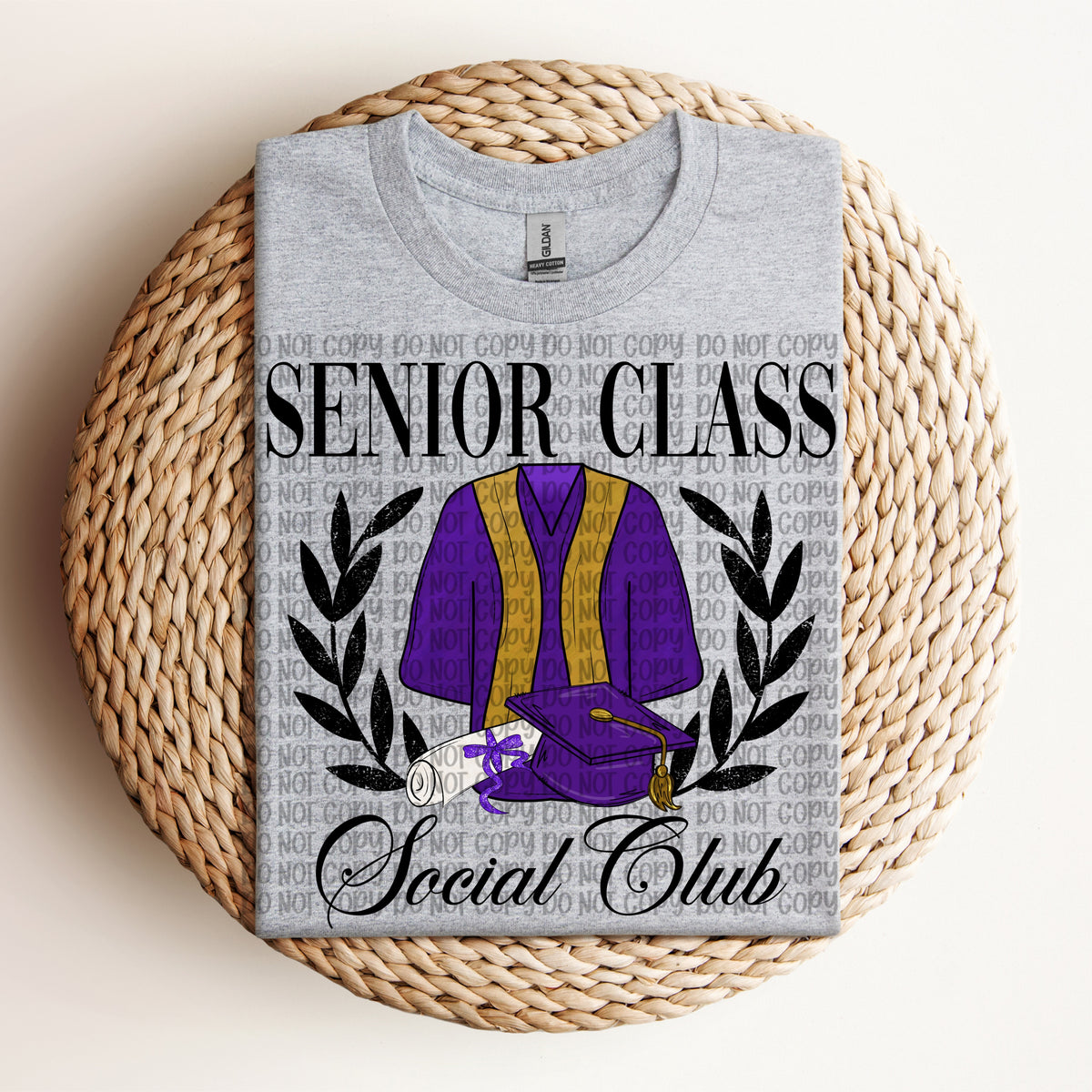 Senior Class Social Club PURPLE (VP) 102890 DTF transfer