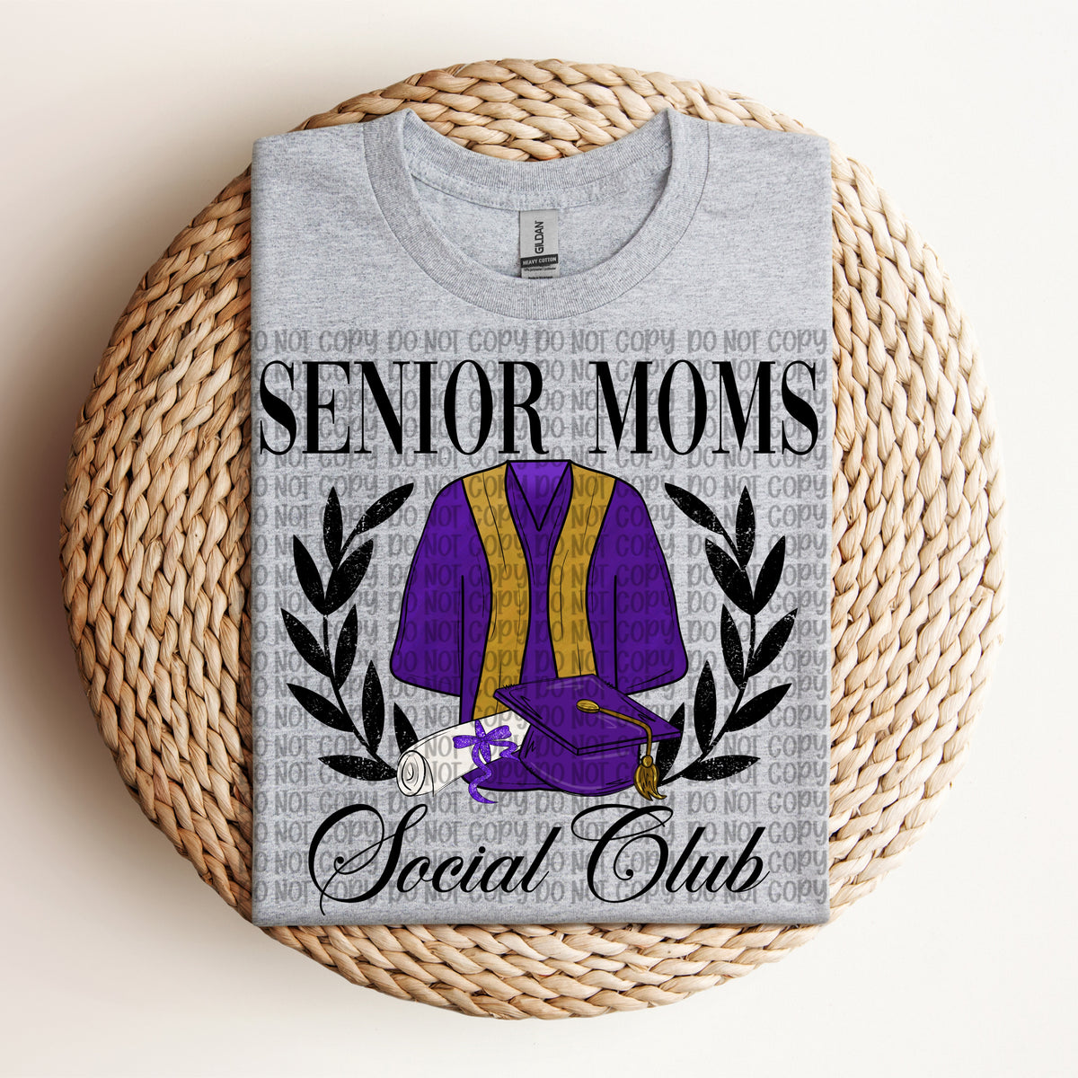 Senior Mom's Social Club PURPLE (VP) 102885 DTF transfer