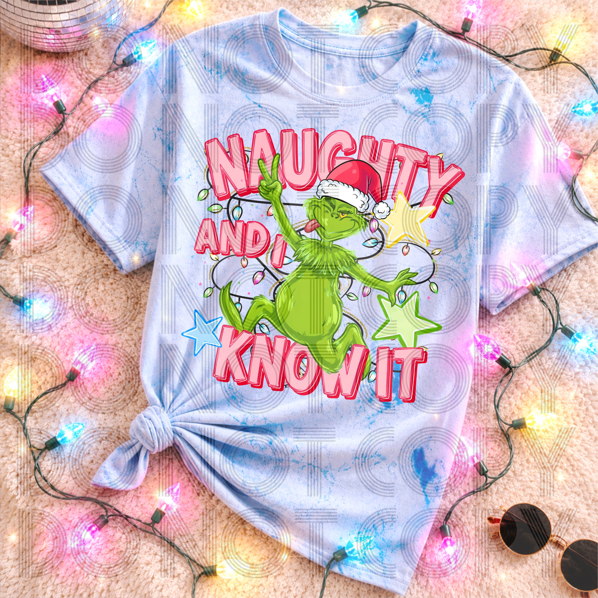 Naughty and I know it (Renewed) DTF Transfer