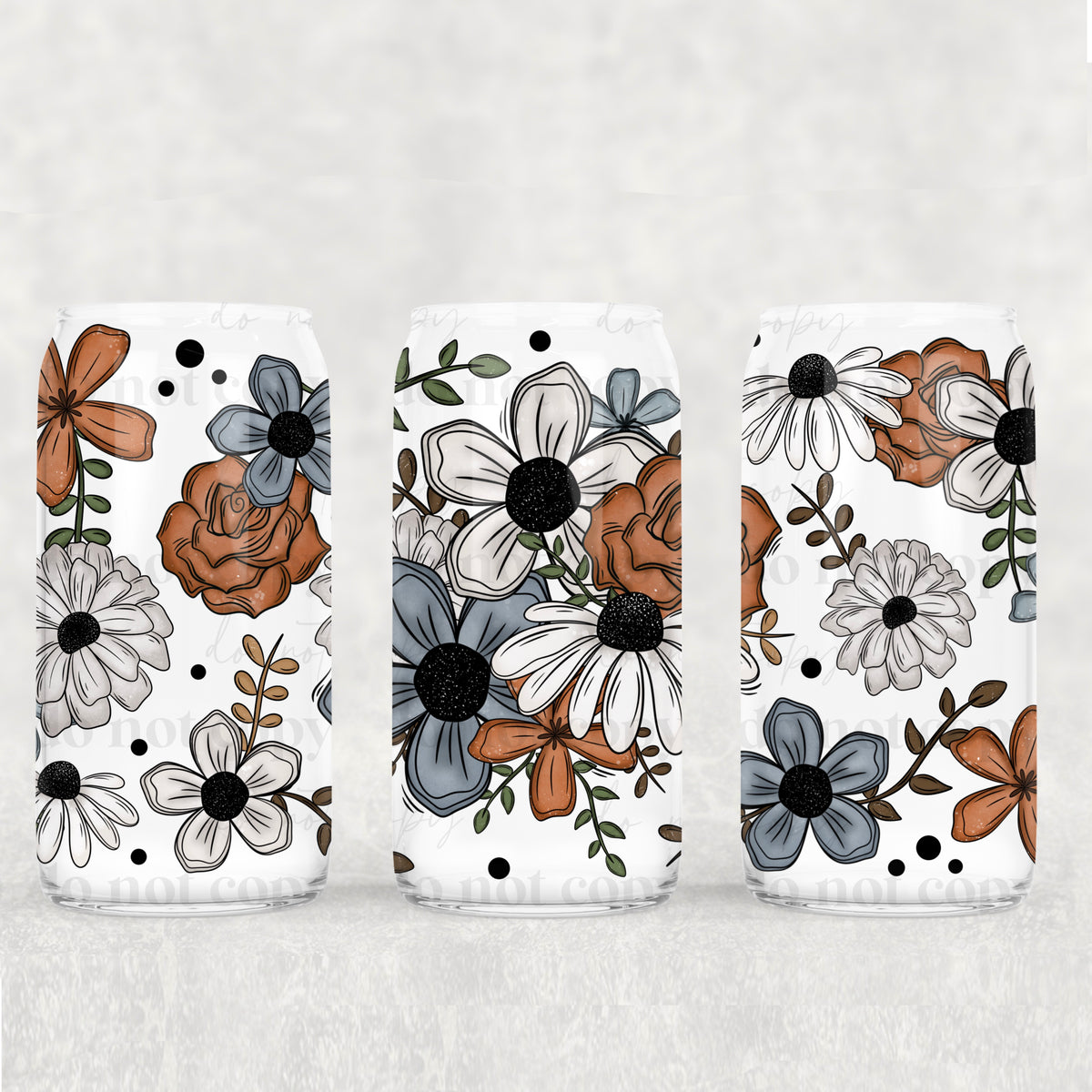 4645 flower collage (CSC) UV DTF WRAP
